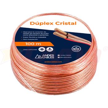 Cable Duplex Cristal 2X18 AWG 100 m 30500