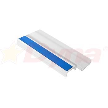 Canaleta Plastica De 12mmX 8mm X 2metros Con Adhesivo Azul - EMP01