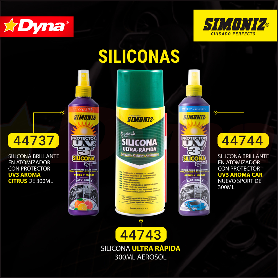 Silicona UV3 Aerosol – Simoniz