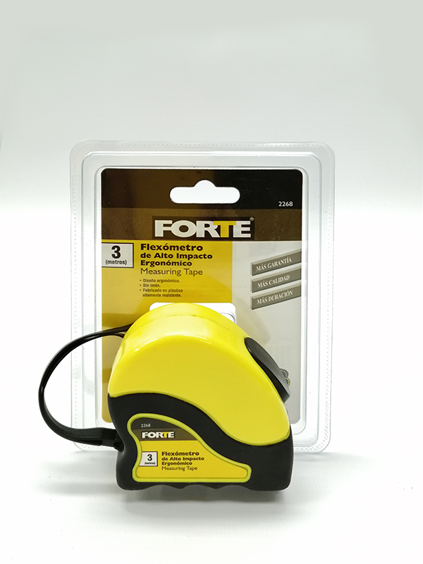 Flexometro Profesional de Alto Impacto Ergonomico Sin Iman 3 Metros