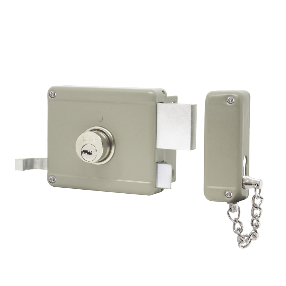 Cerradura de Sobreponer 31610 50mm Lado Izquierdo Color Beige 3071