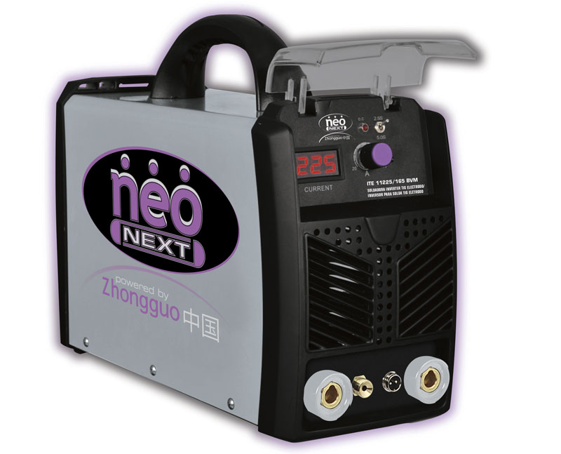 Soldador Inversor 2 En 1 (Electrodo Y TIG) de 225 Amperios 20-165A@110V y 20-225A@220V ITE11225/165 BVM