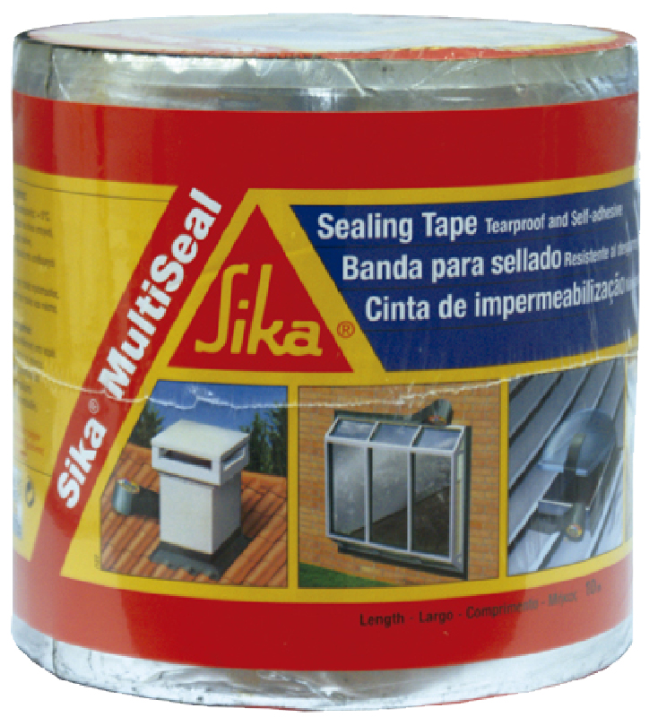 Cinta Asfaltica Impermeabilizante Color Aluminio Sika Multiseal 100Mm X 10M T840193-02     