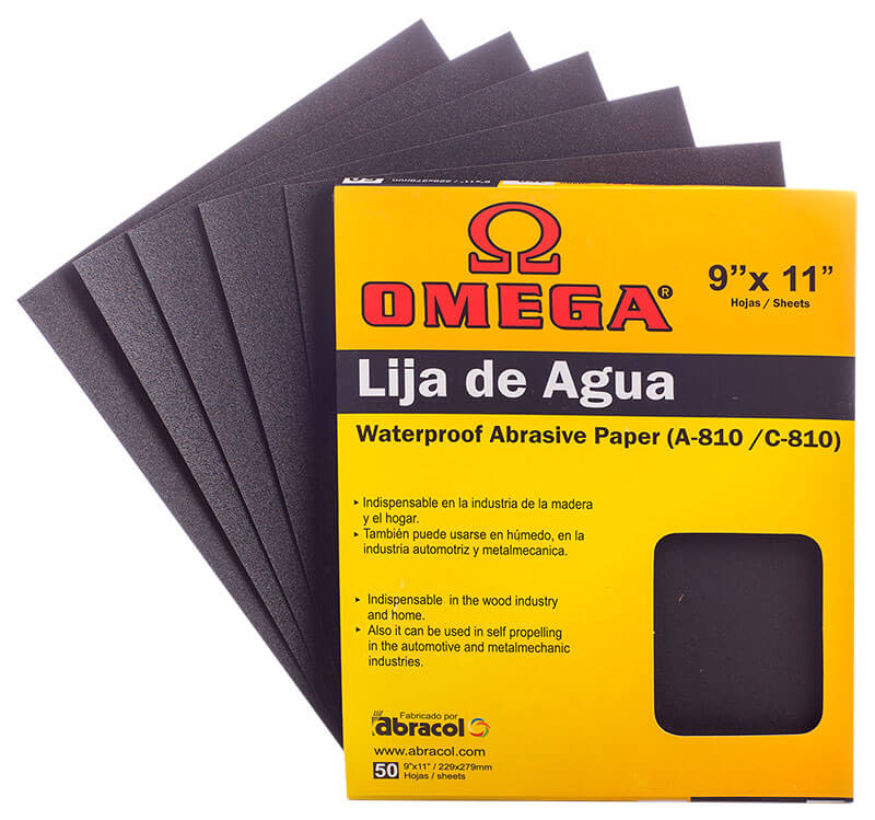 Lija De Agua Uso General Grano 120 9" X 11" RPHOA0120000