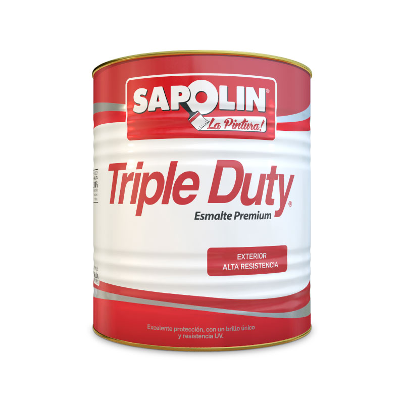 Esmalte Exterior Brillante Base Aceite Blanco Mate Triple Duty 1 Gl 34110E57 (PE)