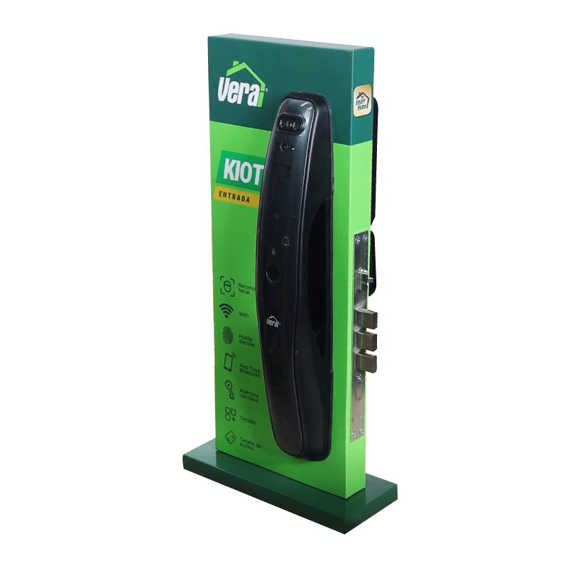 Exhibidor Cerradura Inteligente Wifi Reconocimiento Facial Kioto