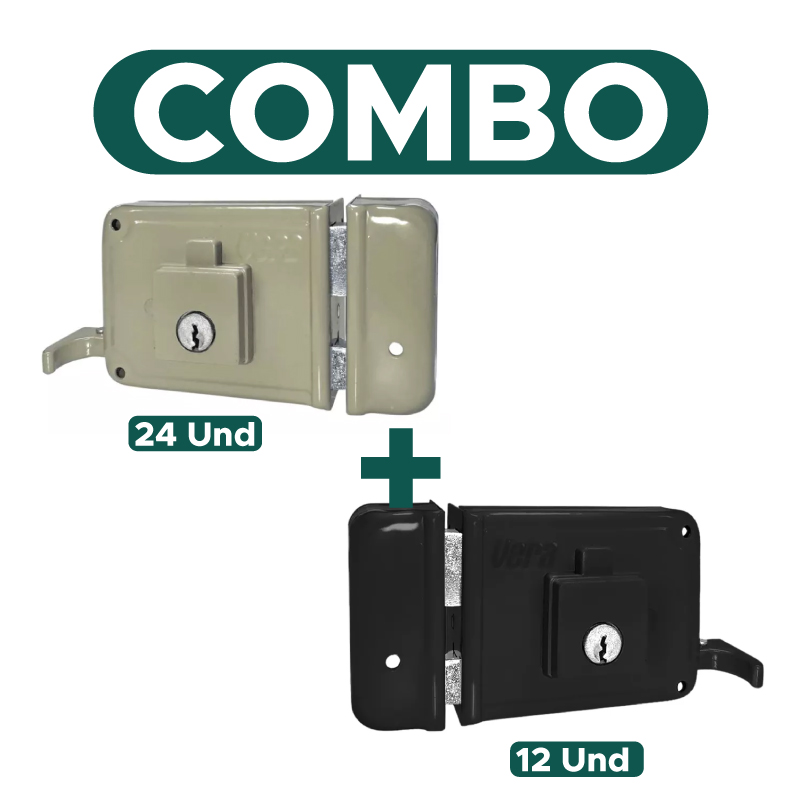 24 CERRAD S/PONER VF6 DER BEIG VERA(41767) + 12 CERRAD S/PONER VF6 DER NEGRA(47378), APLICA SOLO EN LA UNIDAD