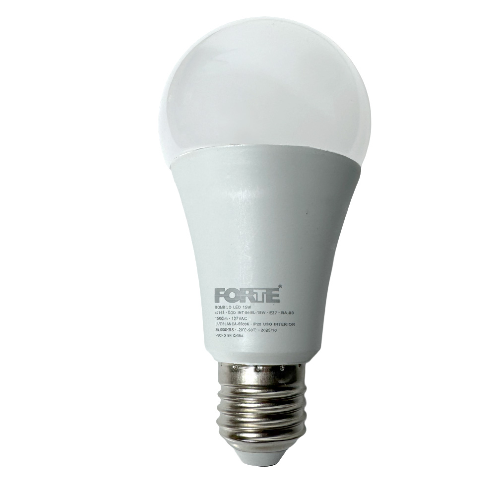 Bombillo Led Luz Blanca 15W E27 