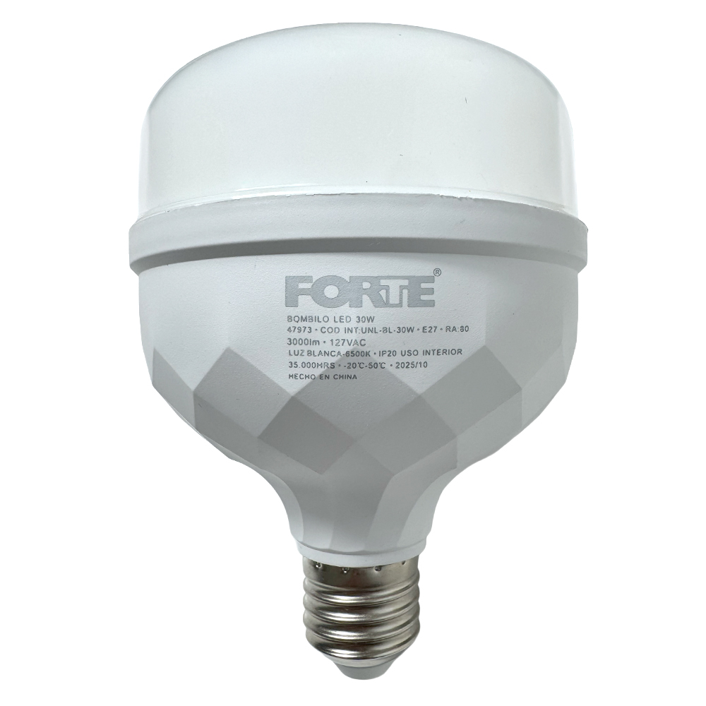 Bombillo Led Alta Potencia Luz Blanca 30w