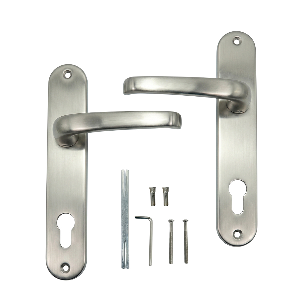 Escudo Para Cerradura de Incrustar Noruego Acabado Inox  9853-SS