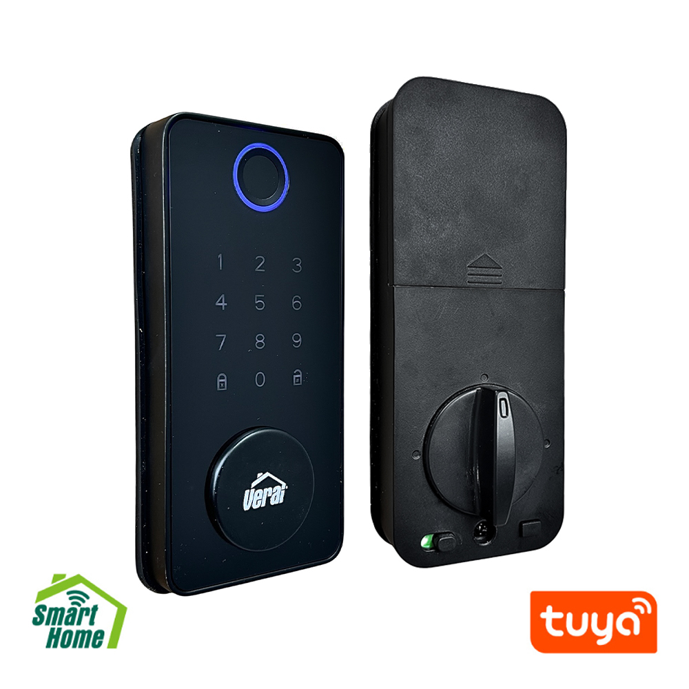 Cerrojo Inteligente Pantalla Tactil Para Entrada Principal Bluetooth Acabado Negro 