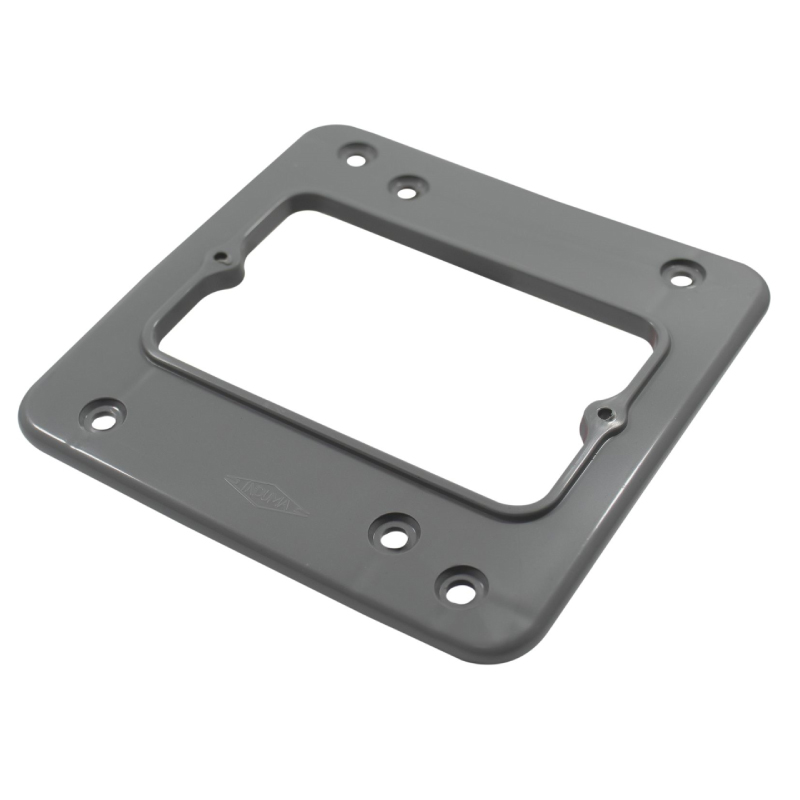 Tapa Tipo Suplemento Plastica 4X4" Gris T1206-0035