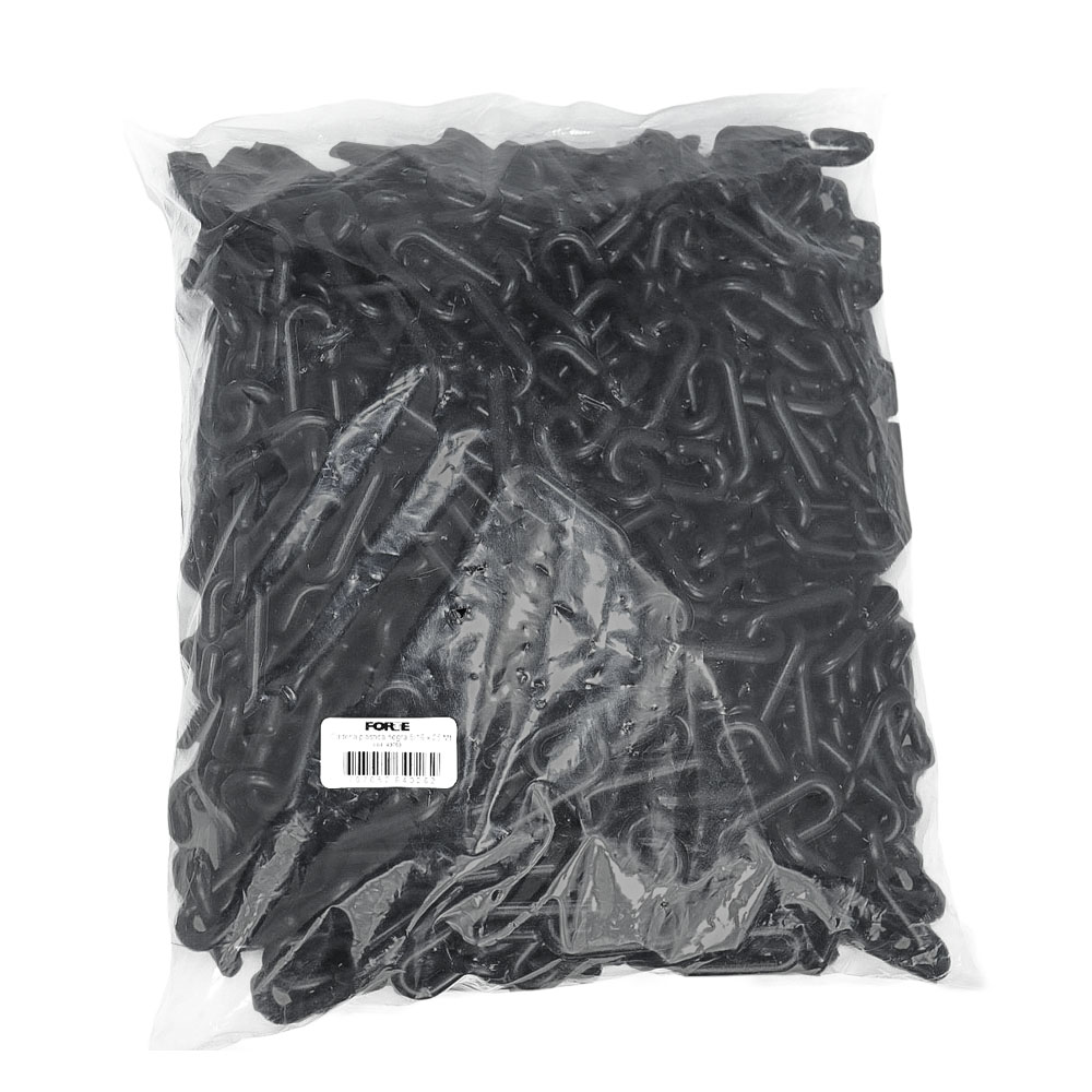 Cadena Plastica Negra De 5/16 x 25 m