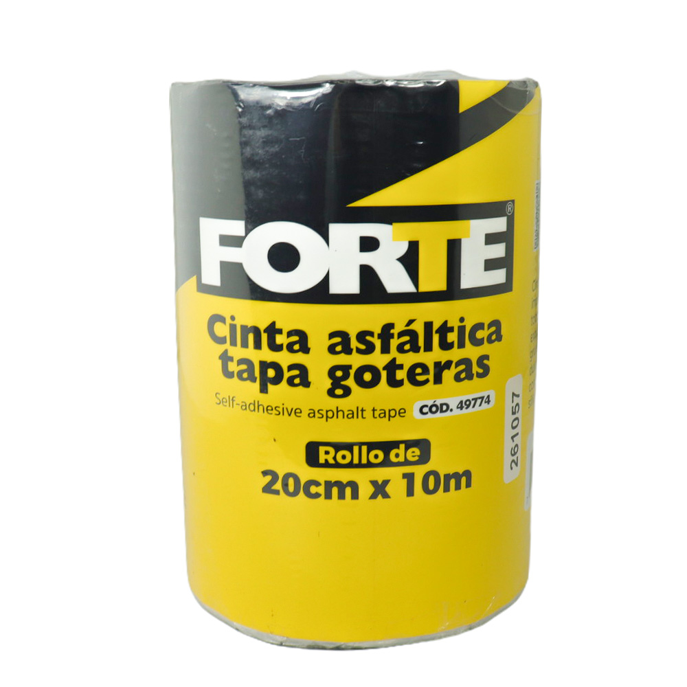 Cinta De sellado Adhesiva Elestoplastica 20cm x 10m Terminacion En Aluminio