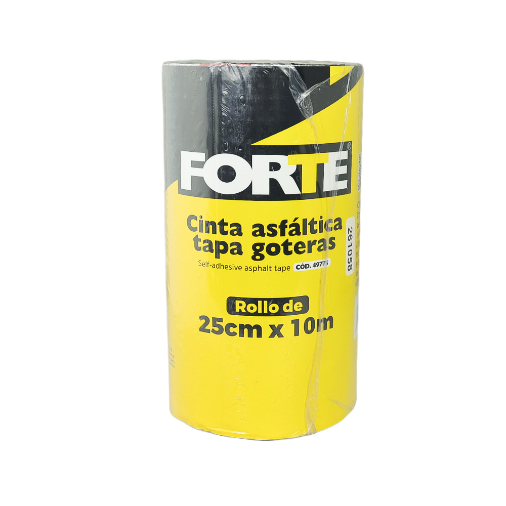 Cinta De sellado Adhesiva Elestoplastica 25cm x 10m Terminacion En Aluminio