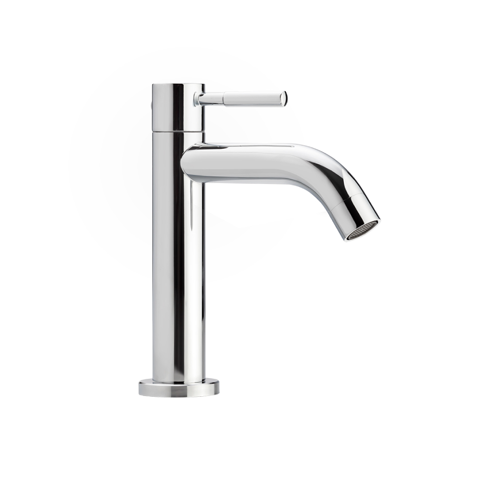 Subconjunto de Griferia Para Lavamanos Sencilla Mediana Vera Cromada VA0005551