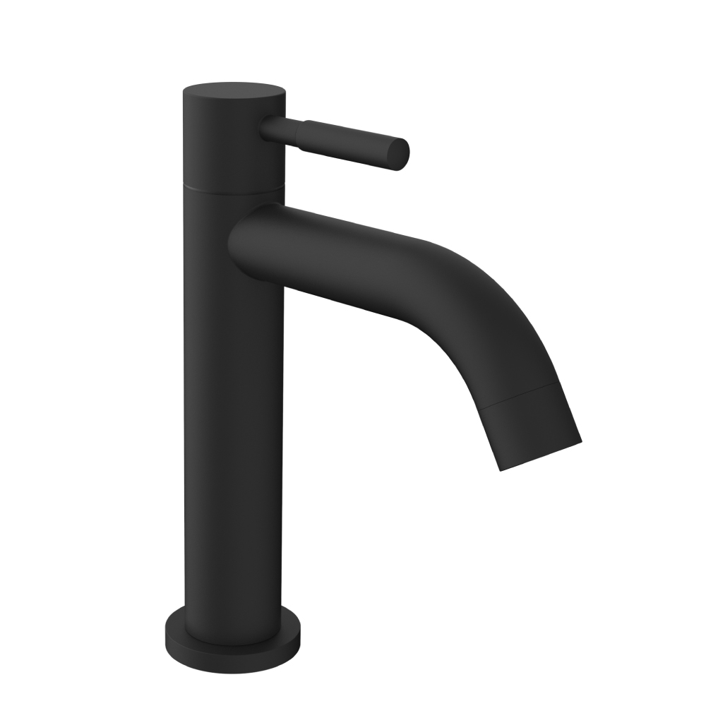 Subconjunto de Griferia Para Lavamanos Sencilla Mediana Vera Negra VA0015551