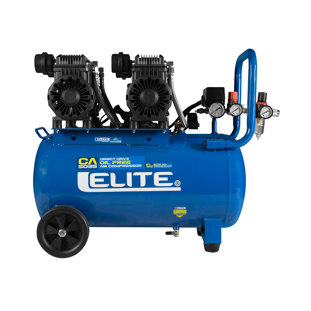 Compresor Libre De Aceite 50 Litros 3.5HP 120 PSI CA5035