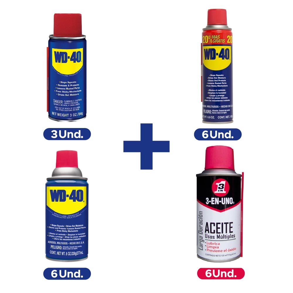 Lubricante Multiusos En Aerosol 191ml 5.5Oz Wd-40 + Paño Microfibra WD-40