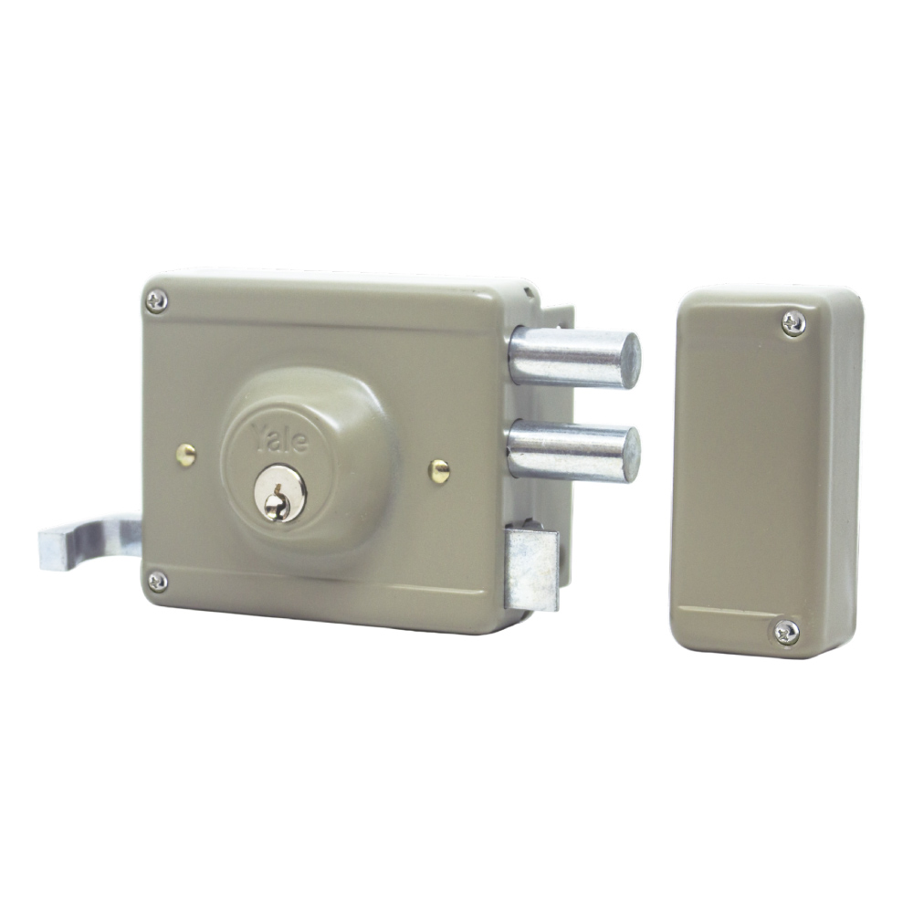 Cerradura de Sobreponer 105 50mm Lado Derecho Color Beige 7191