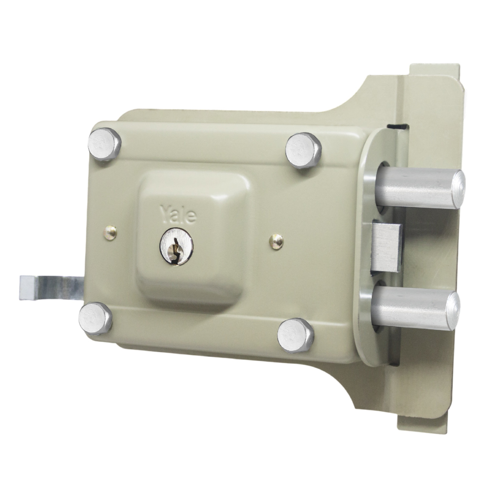 Cerradura de Sobreponer 107 70mm Lado Izquierdo Color Beige 7193