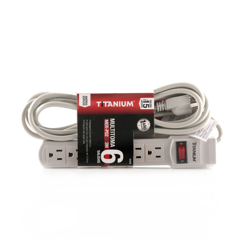 Multitoma Techman De Incrustar 6 Salidas 3M - ECA35