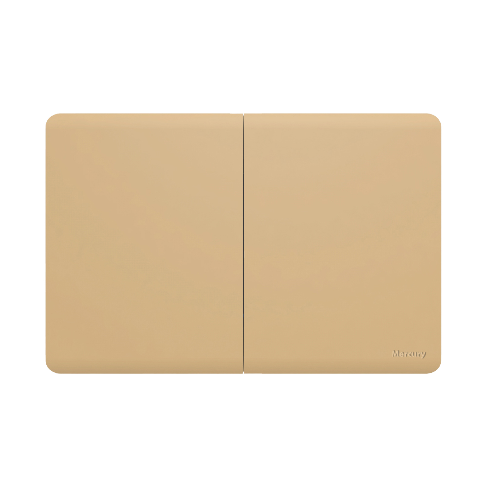 Interruptor Doble Conmutable de Incrustar Infinity Gold ETI275