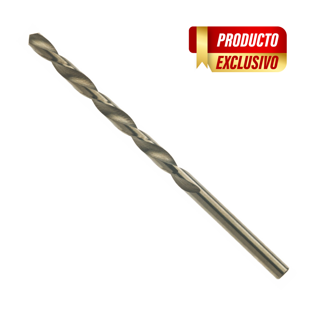 Broca De Acero Rapido HSS De 1/16” x 1-11/16" (1,6 mm x 43mm) DW170116B