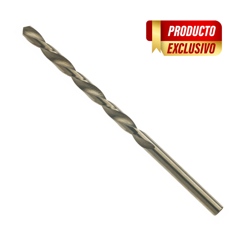 Broca De Acero Rapido HSS De 3/32” x 2-1/4" (2,38 mm x 57mm) DW170332B