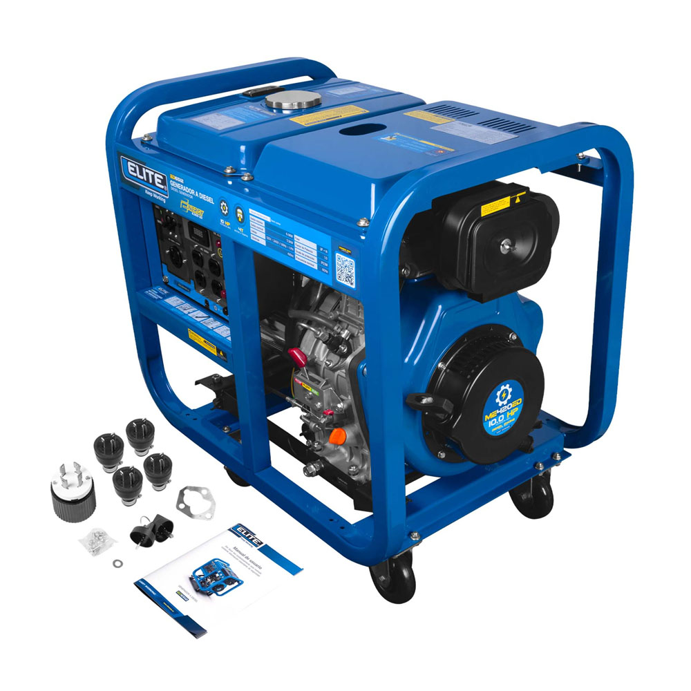 Generador Diesel 6.0 KW 110V/220V 3600RPM ED6512