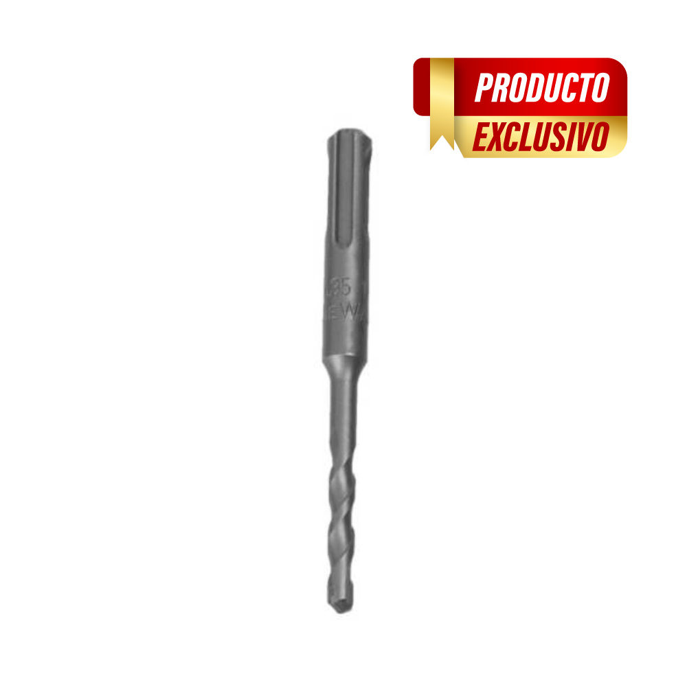 Broca para Concreto SDS Plus 1/4” X 2” (6,35 mm X 51 mm) DW00756