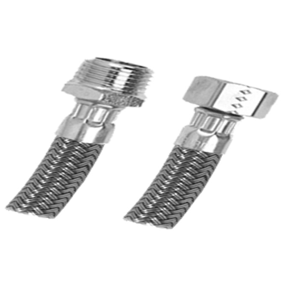 Acople Acero Hembra-Macho 1/2" X 1/2" 40Cm ELL-D40-CO