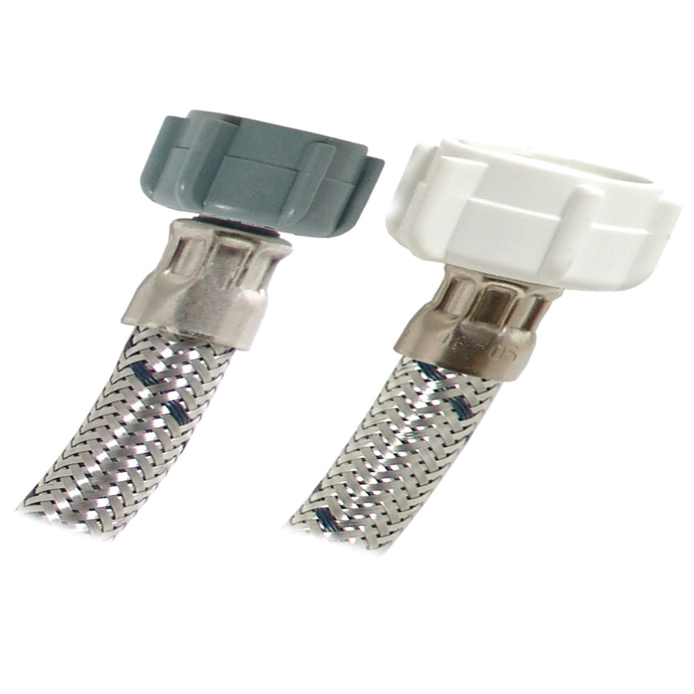 Acople Acero Sanitario 1/2" X 7/8" 40Cm EAS-M40-CO