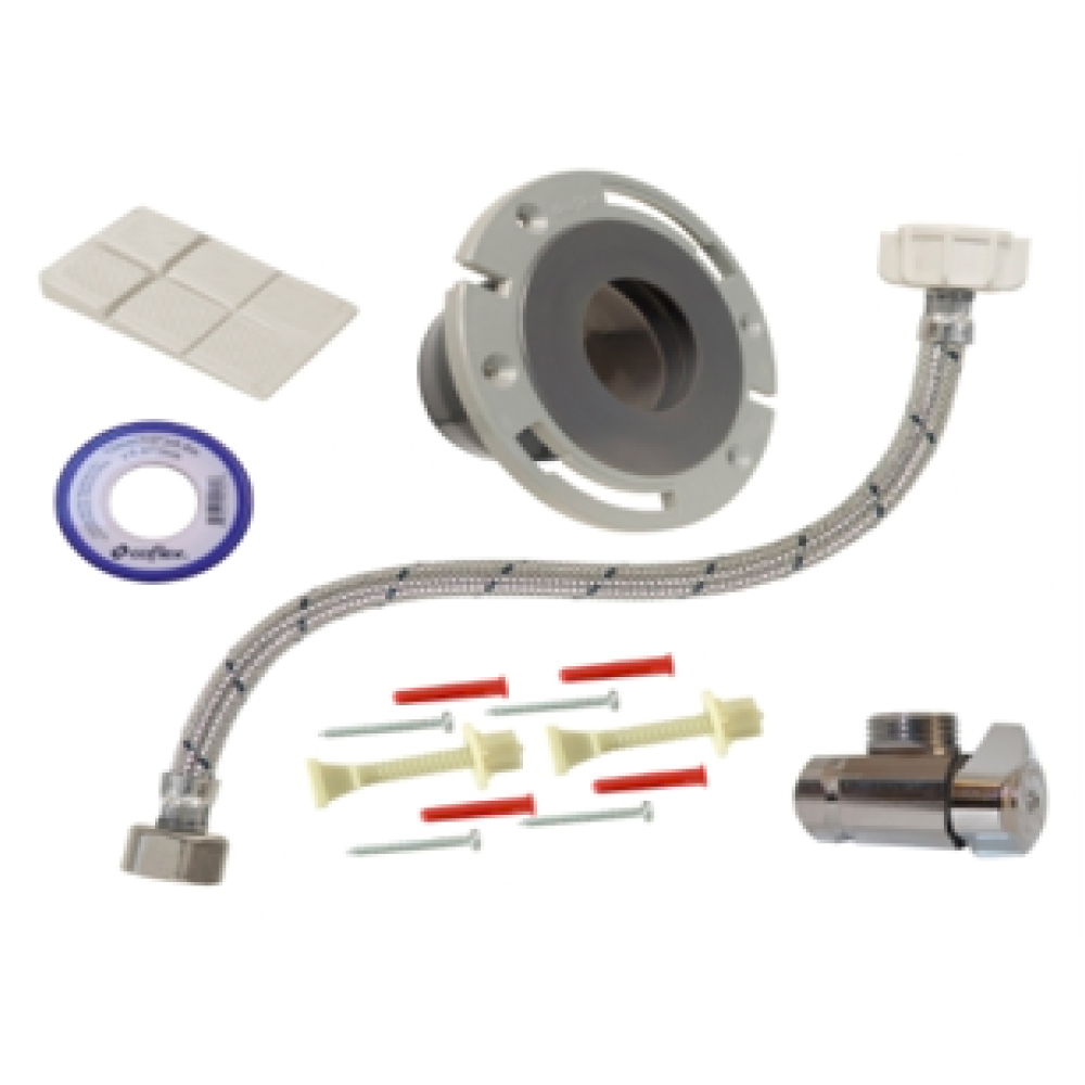 Kit Instalacion Sanitario + Brida 3" PS-D019