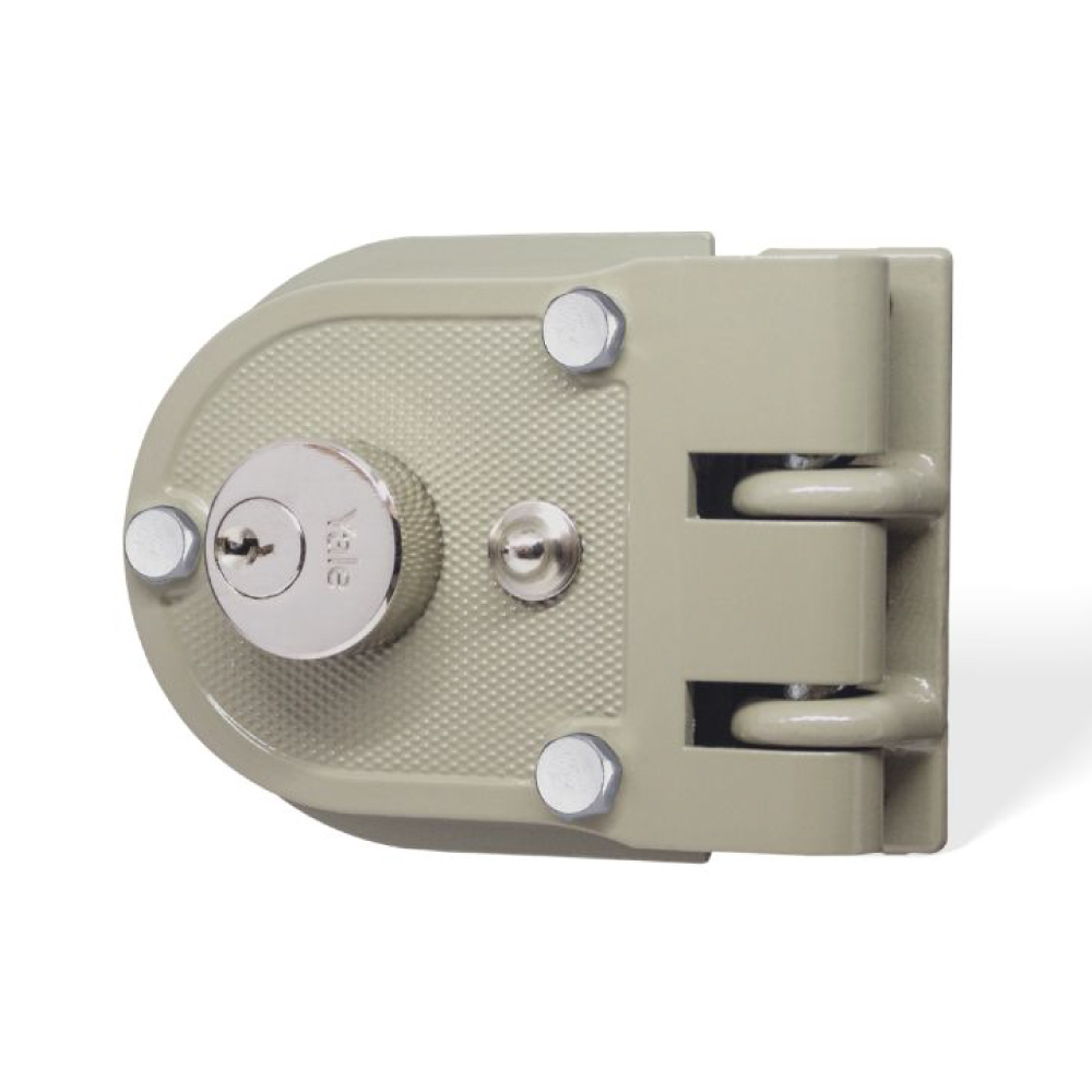 Cerradura de Sobreponer 396 60mm Lado Izqueirdo Color Beige 3022