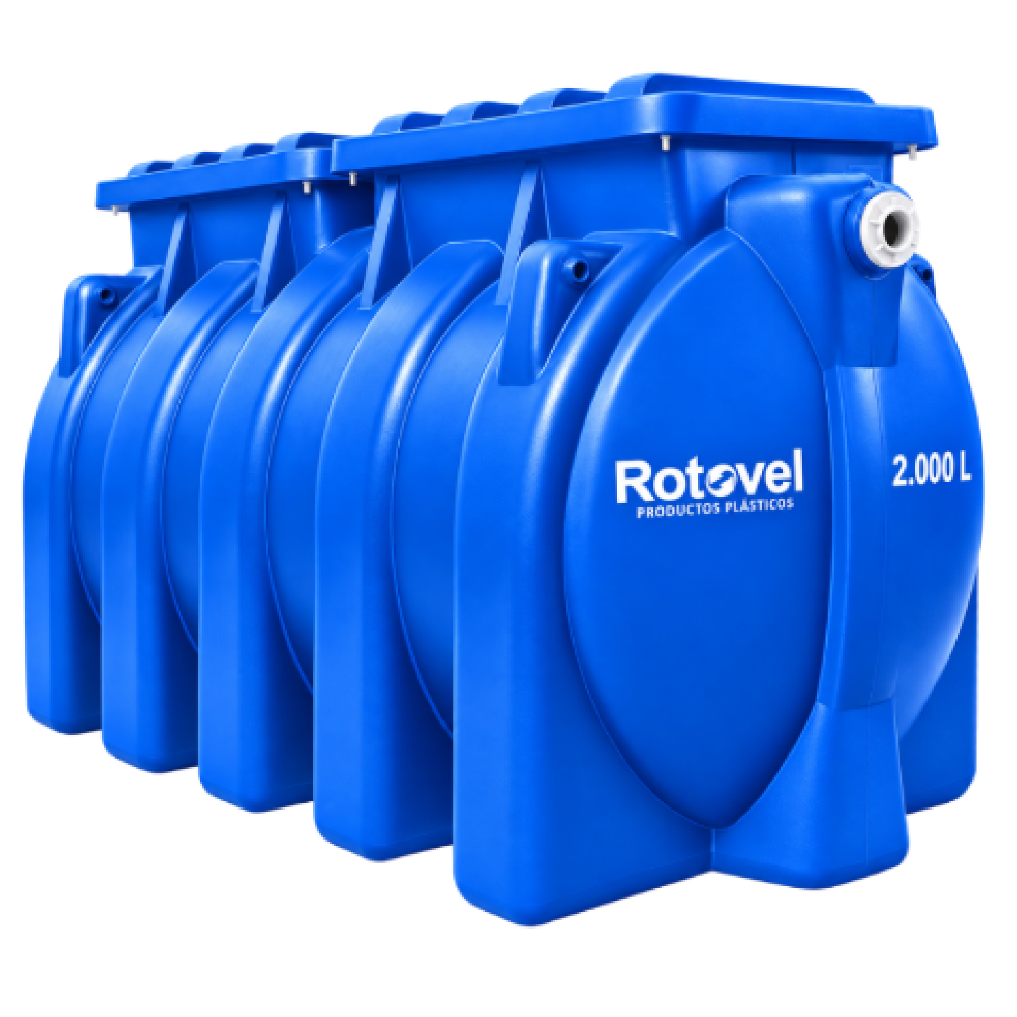 Tanque Para Almacenamiento De Agua Cilíndrico Horizontal 2.000 Lt TQCI-2000L