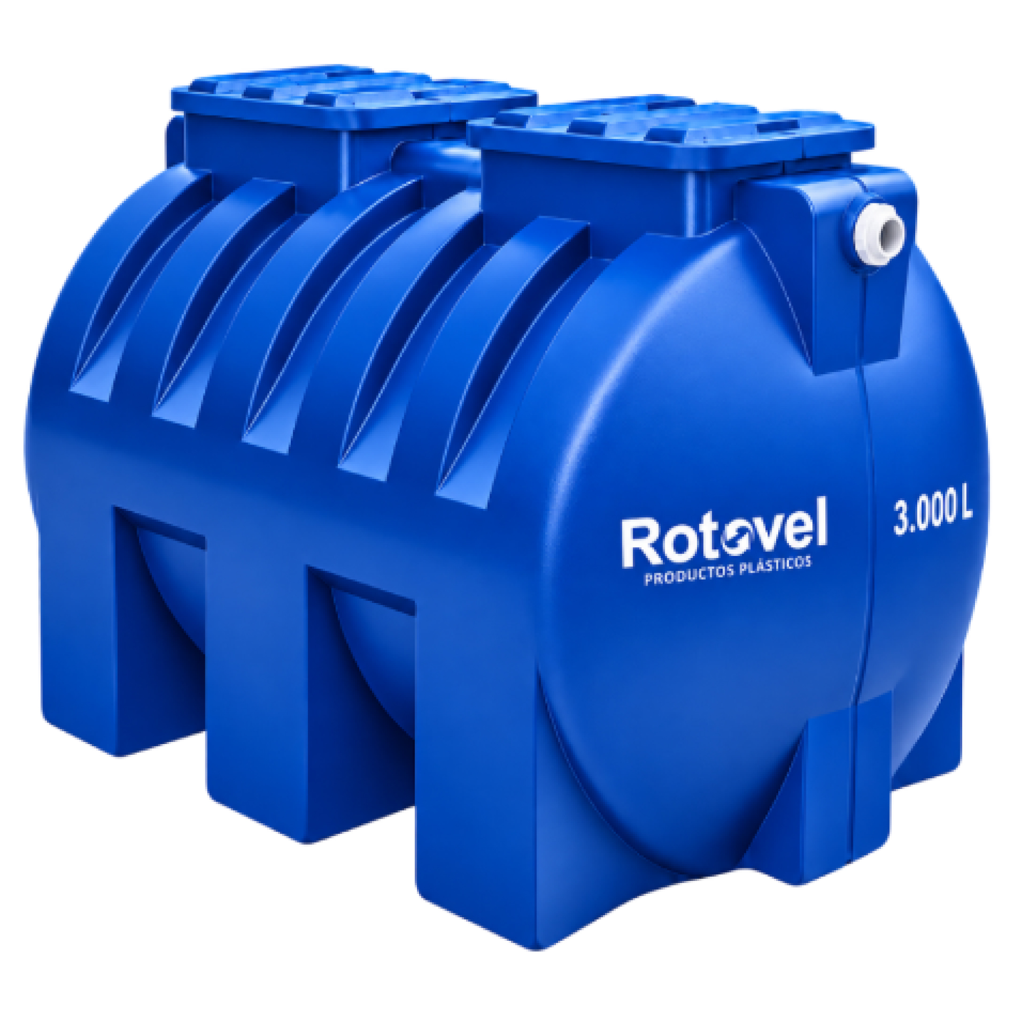 Tanque Para Almacenamiento De Agua Cilíndrico Horizontal 3.000 Lt TQCI-3000L