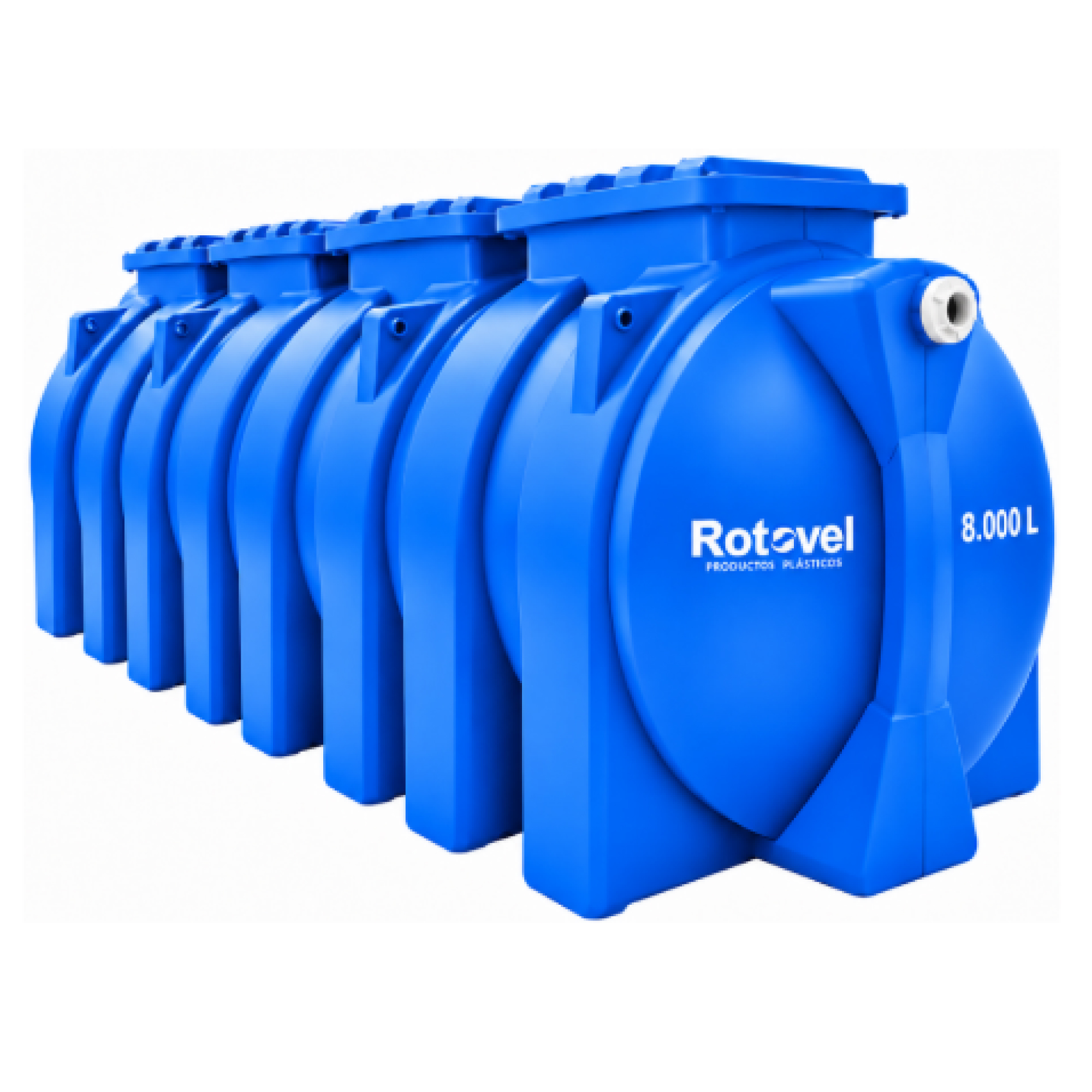Tanque Para Almacenamiento De Agua Cilíndrico Horizontal 8.000 Lt TQCI-8000L
