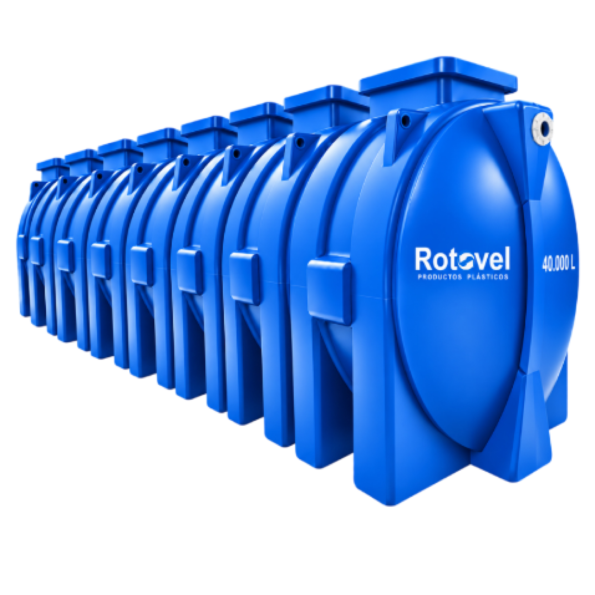 Tanque Para Almacenamiento De Agua Cilíndrico Horizontal 40.000 Lt TQCI-40000L