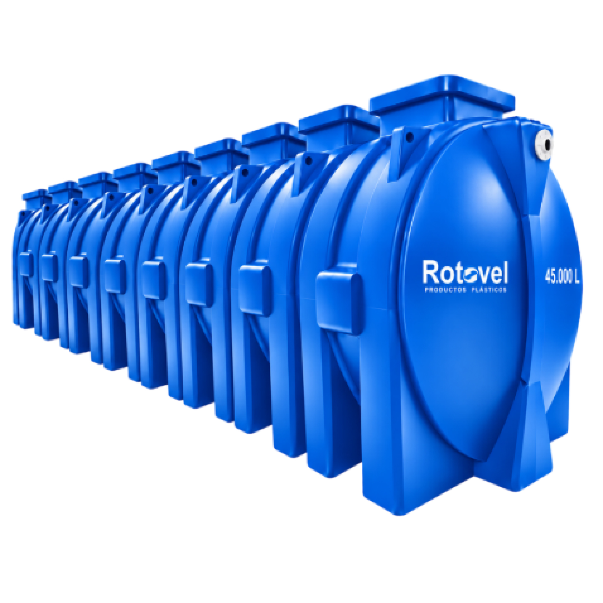 Tanque Para Almacenamiento De Agua Cilíndrico Horizontal 45.000 Lt TQCI-45000L