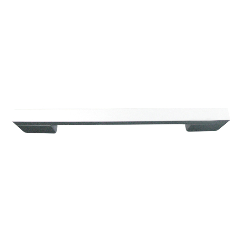 Tiradera Para Mueble En Hierro Acabado En Aluminio Cuadrada 128Mm