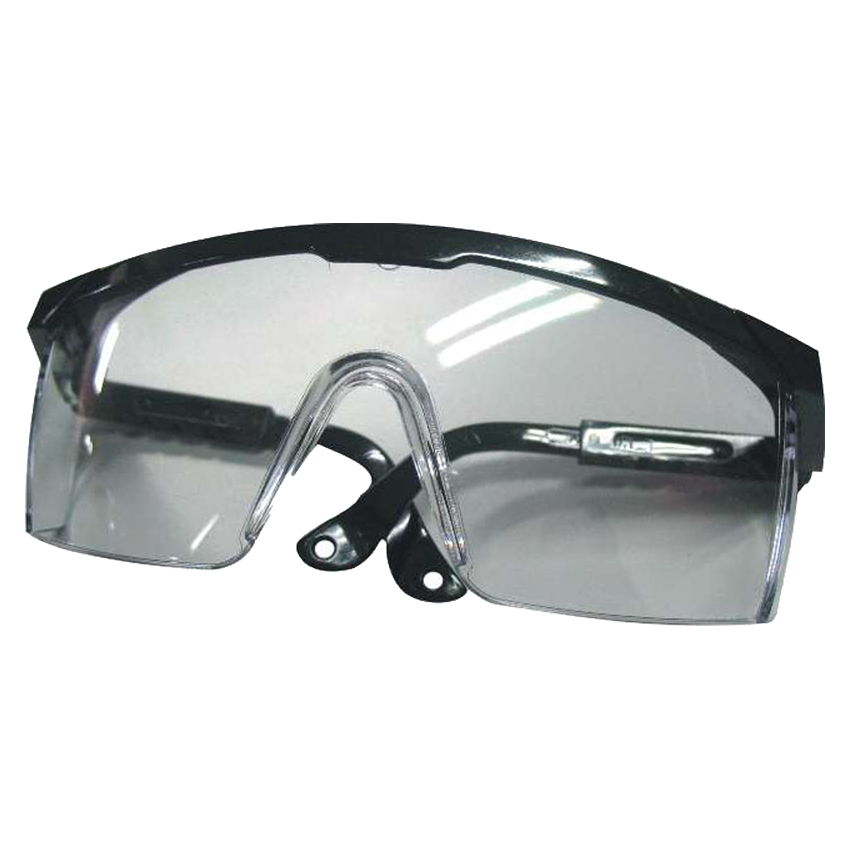 Gafas de Seguridad Ajustable Marco Negro Lente Claro
