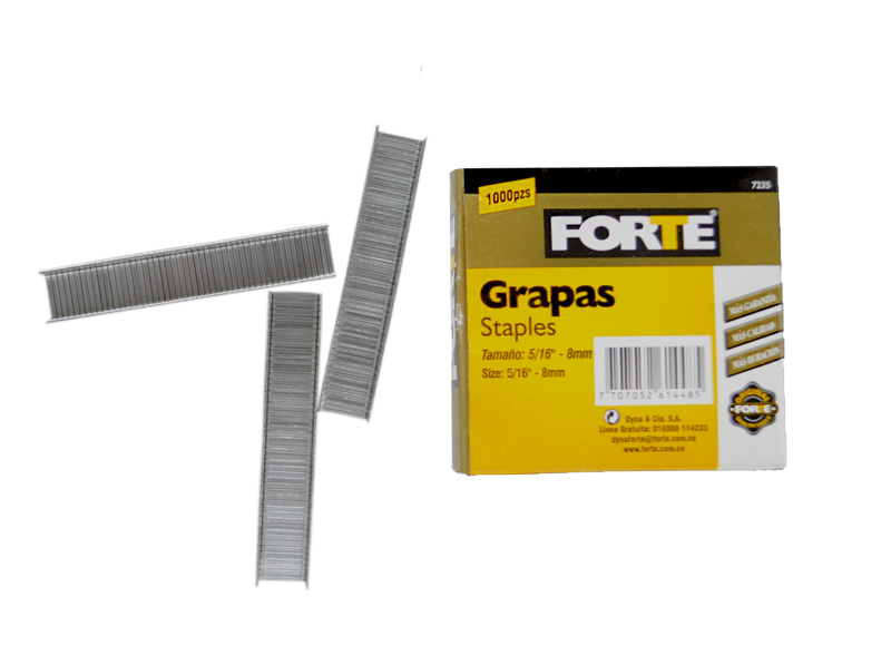 Grapa para engrapadora trabajo pesado 5/16
