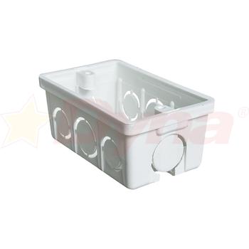 Caja Plastica 2X4' Blanca Sin Inserto Apilable T7501-026