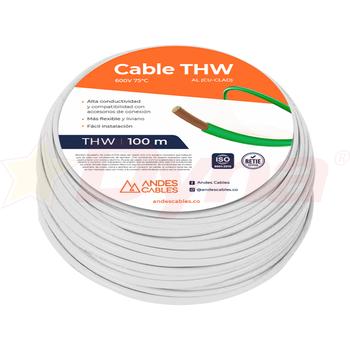 Cable Flexible THW 14 AWG Blanco 100 m