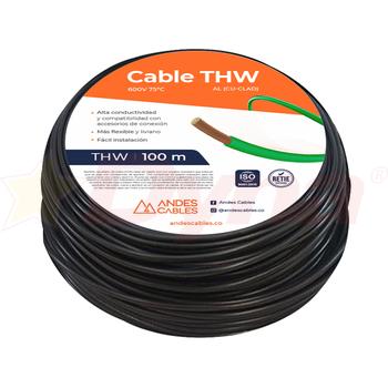 Cable Flexible THW 14 AWG Negro 100 Mts 80185