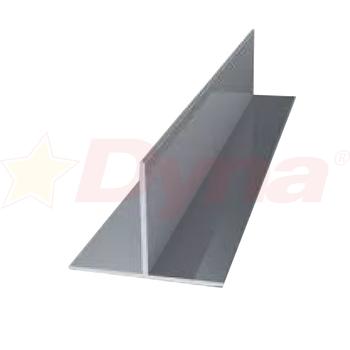 Platina En T En Aluminio Crudo 3/4" X 1" X 0.76 mm espesor X 6m D028-00