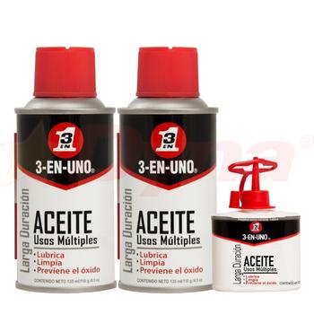 Aceite 3-EN-UNO Aerosol 135ml 4,5 Onzas X 2 unidades + Aceite 3-EN-UNO 24ml 2440305