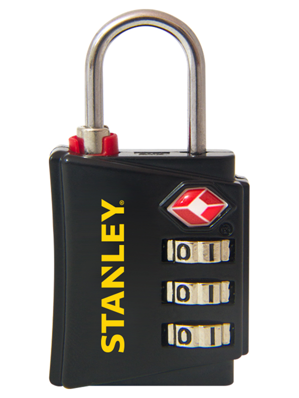 Stanley S742-061 Candado de combinación de 3 dígitos Amarillo 20 mm